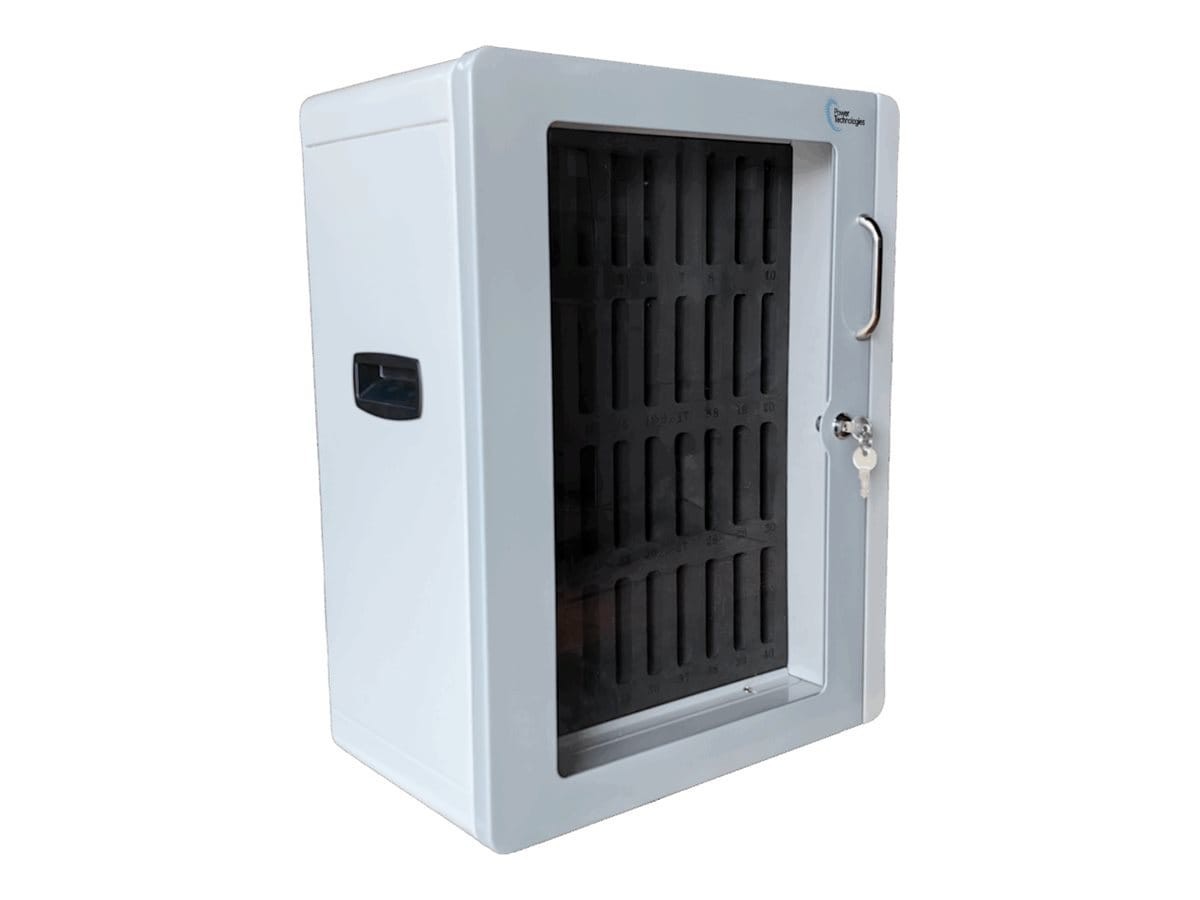 Power Technologies Anywhere Cart Cellvault-36N, 36 Cellphone Se