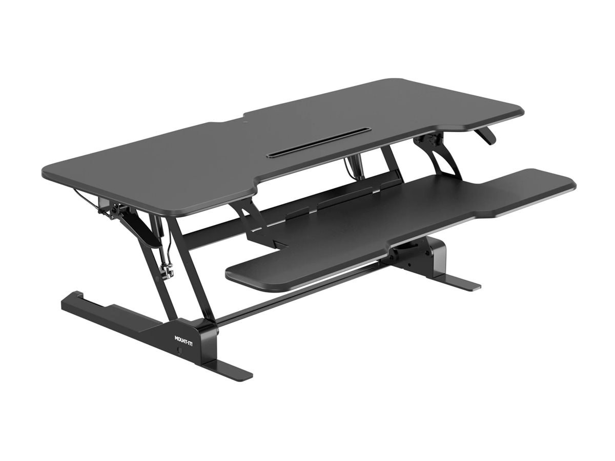 Mount-It! Large Standing Desk Converter With 47" Desktop