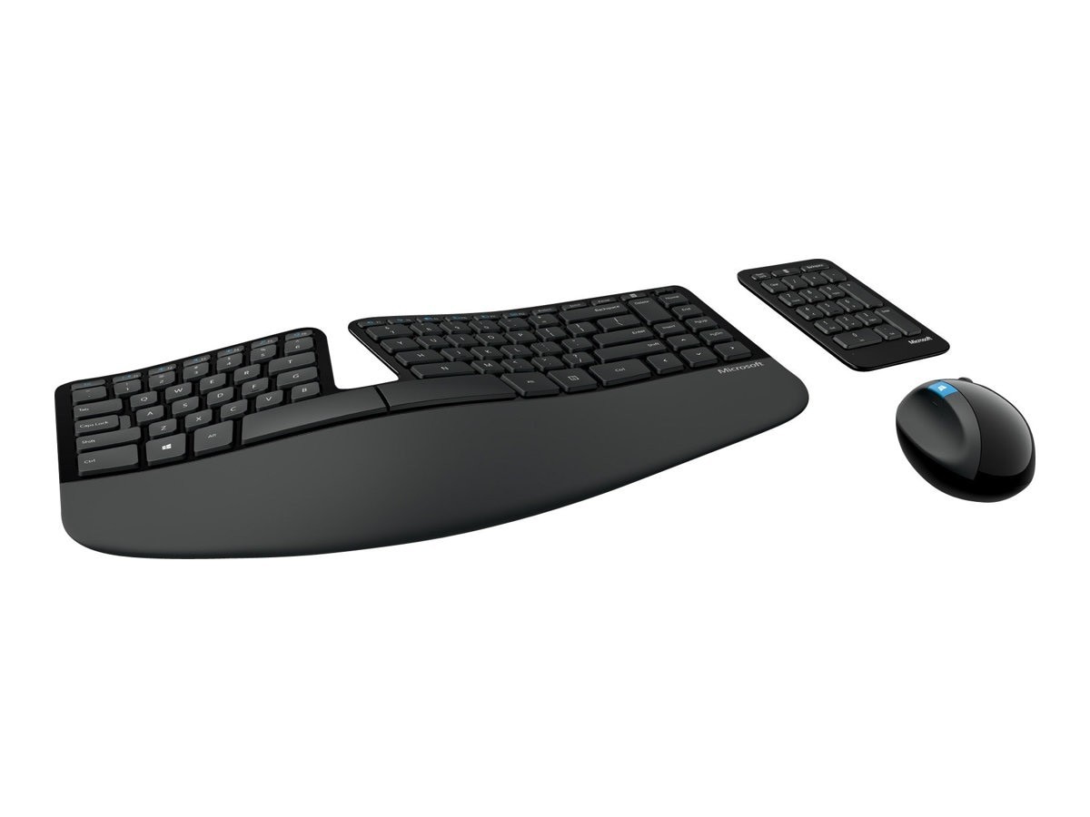 Incase Designs Incase Sculpt Ergonomic Desktop Designed BY Microsoft - Black