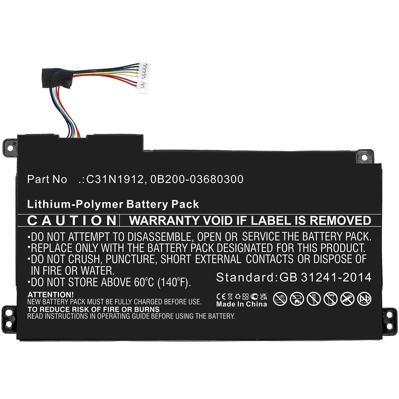 CoreParts Server-, Computer- En Printeronderdelen>Notebooks & reserveonderdelen>Batterijen