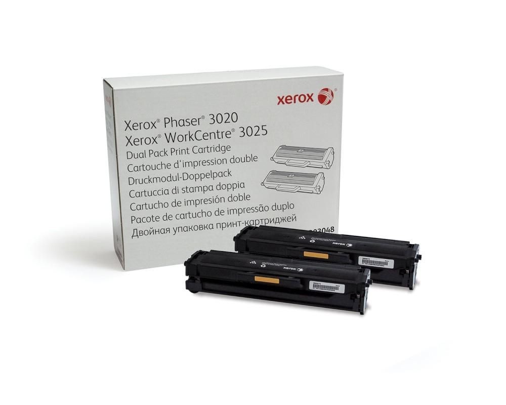 Xerox Original Laser Toner Cartridge - Dual Pack - Black - 2 / Pack