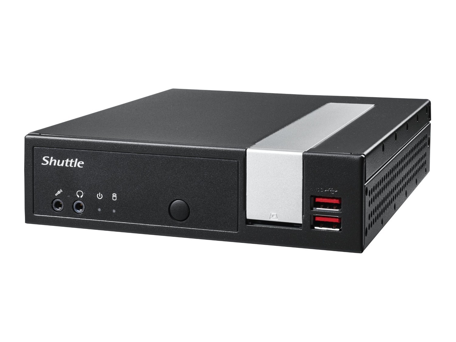 Shuttle XPC slim DL20NV2 Barebone System - Slim PC - Socket BGA-1338 - 1 x Processor Support - Celeron N4505 2 GHz Dual-core (2 Core)