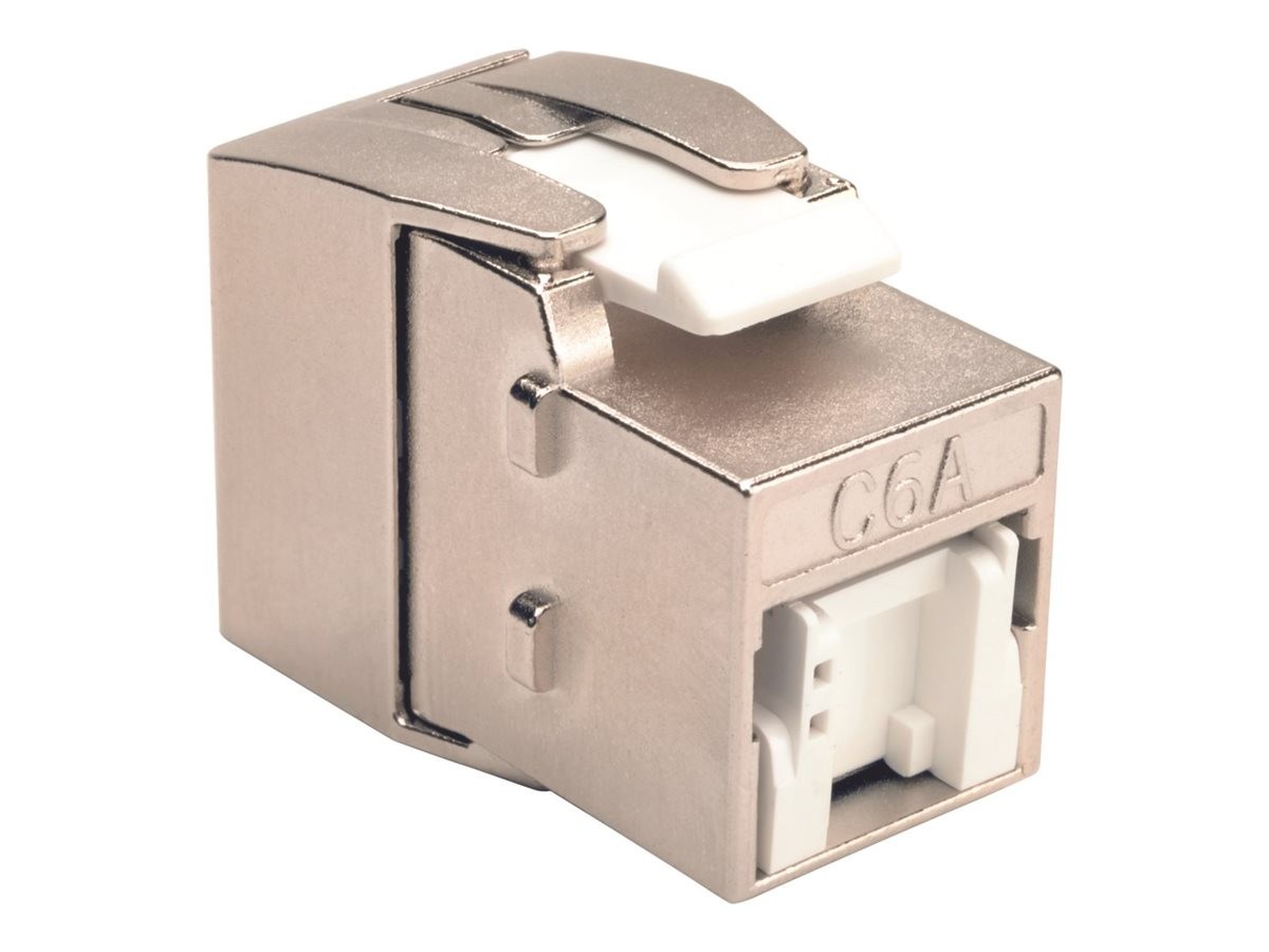 Eaton Tripp Lite Series Toolless Cat6a Keystone Jack, Gray, TAA