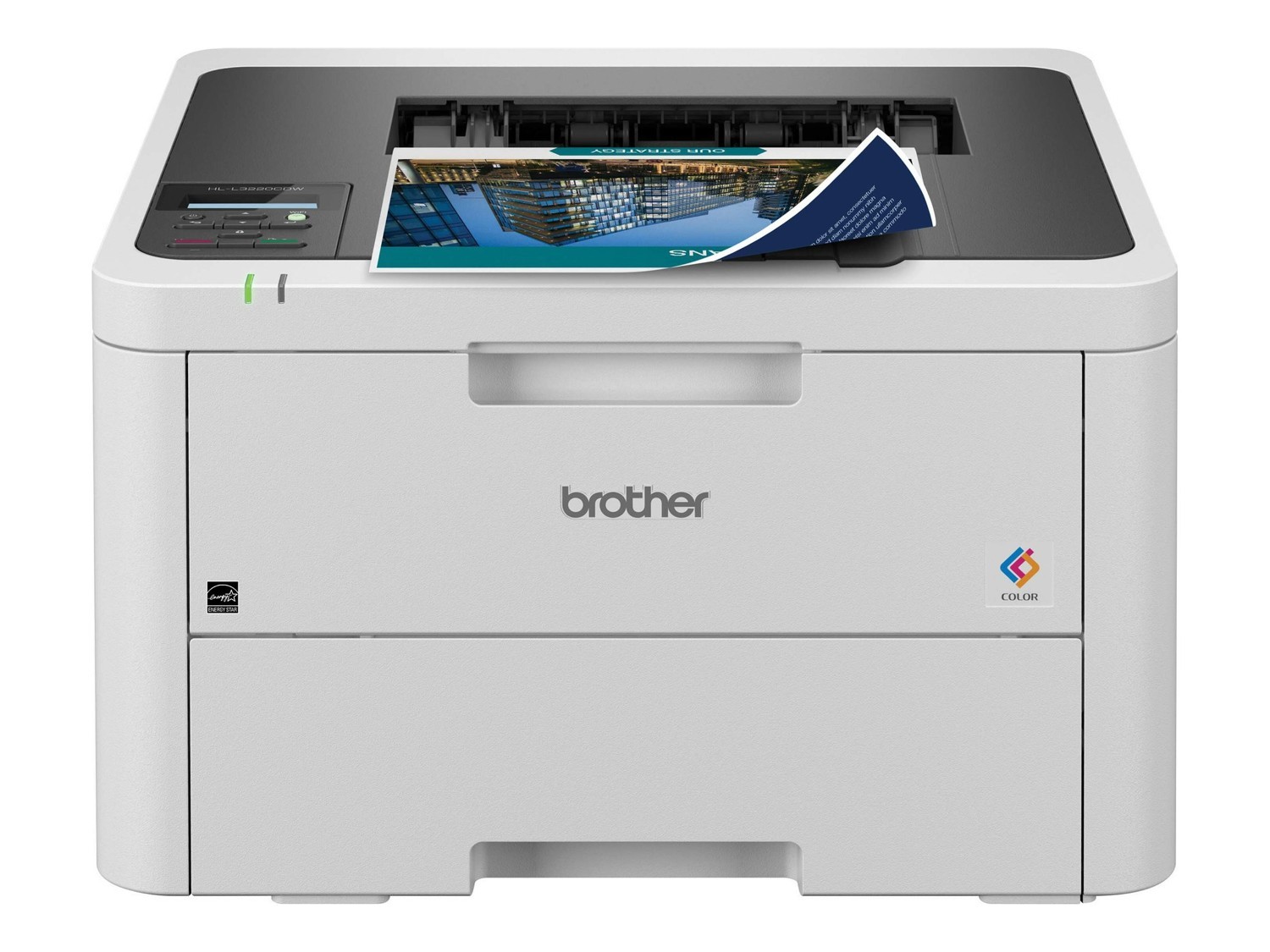 Brother HL-L3220CDW Wireless Compact Digital Color Printer with Laser Quality Output, Duplex and Mobile Device Printing