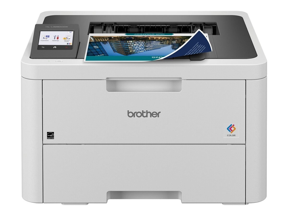 Brother HL-L3280CDW Wireless Compact Digital Color Printer with Laser Quality Output, Duplex and Mobile Printing & Ethernet