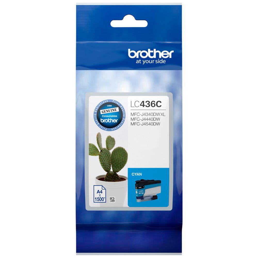 Brother LC436C Original Inkjet Ink Cartridge - Single Pack - Cyan - 1 Pack