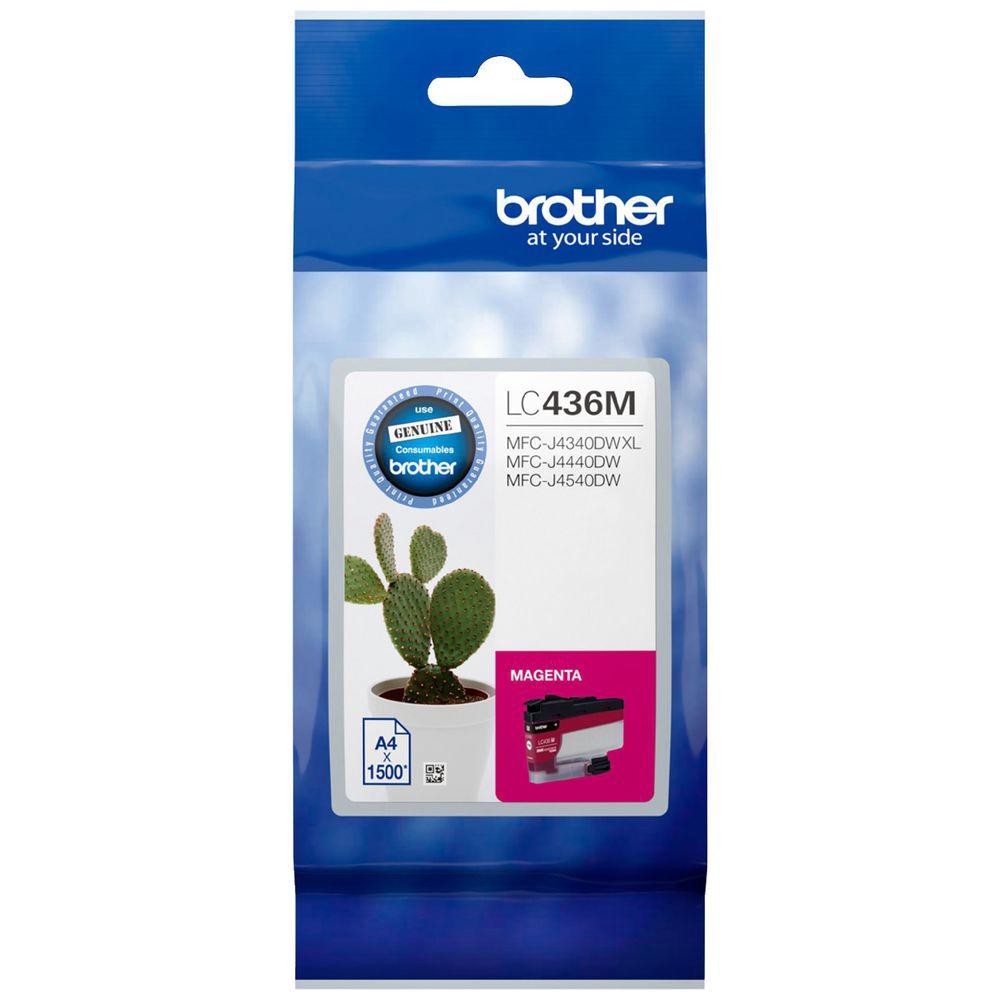 Brother LC436M Original Inkjet Ink Cartridge - Single Pack - Magenta - 1 Pack