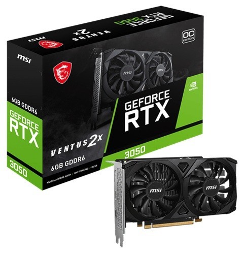Msi GeForce RTX 3050 Ventus 2X E 6G Oc