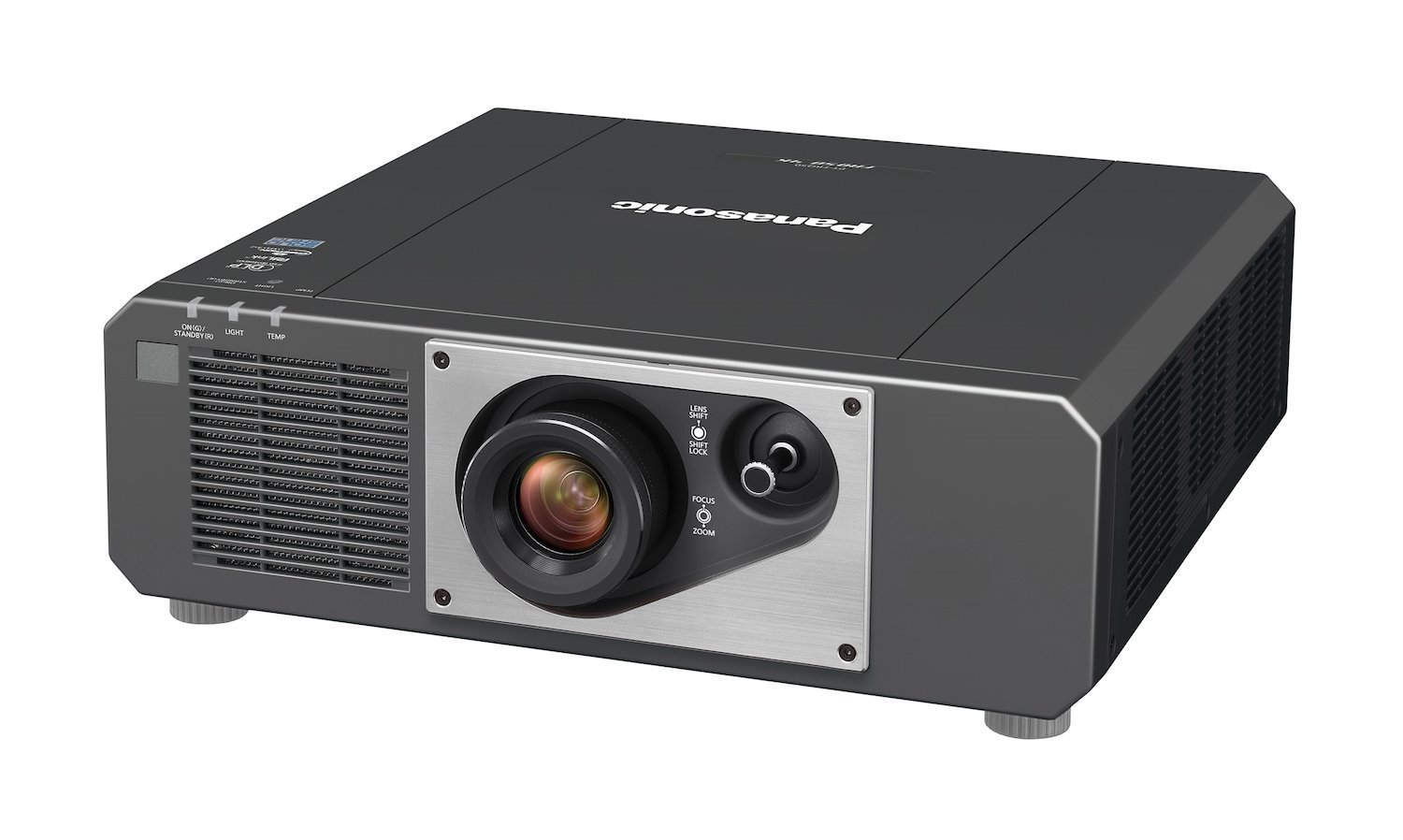 Panasonic PT-FRQ50B 1-Chip DLP 4K Laser Projector, 5,200LM - Black