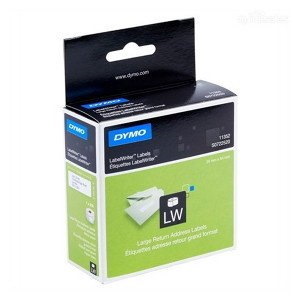 Dymo (SD11352/S0722520) Return Address, Paper/White 25MM X 54MM, 1 Roll/Box, 500