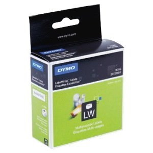Dymo (SD11355/S0722550) Multi-Purpose, Paper/White 19MM X 51MM, 1Roll/Box, 500 L