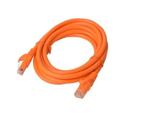 8Ware 8WR Cab Nw-Cat6a-0.5M-Orange