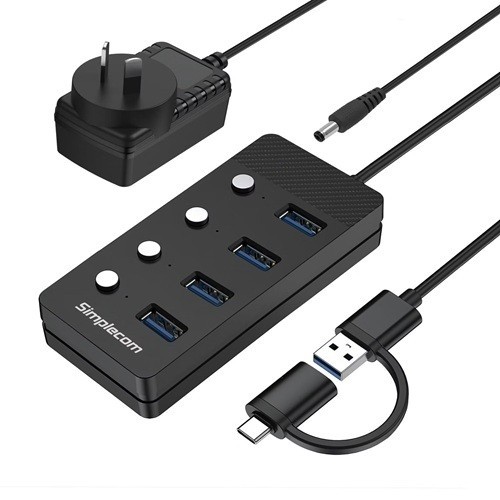 Simplecom SMP Uhb 4P-Usb-C-Hub-Ch345c